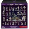 Wildspire Heroes, NPC Animal Companions & Troll King for DND Miniatures Bulk 28mm-32mm Unpainted Paintable Dungeons and Dragons Minis Pathfinder Figures for Fantasy Tabletop Roleplaying Games like D&D view 1