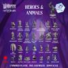 Wildspire Heroes, NPC Animal Companions & Troll King for DND Miniatures Bulk 28mm-32mm Unpainted Paintable Dungeons and Dragons Minis Pathfinder Figures for Fantasy Tabletop Roleplaying Games like D&D view 3
