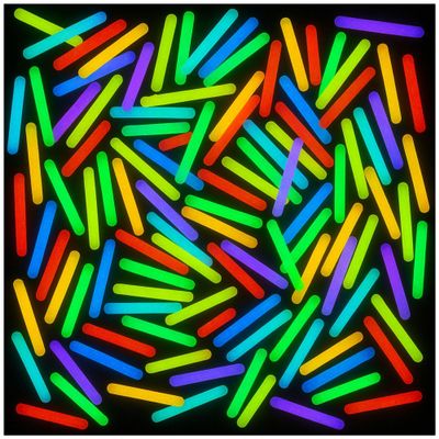 PartySticks Mini Glow Sticks 200 Pack Glow-in-the-Dark Small, for Easter Eggs, 5 Colors, Neon Light Sticks Bulk Party Favors, Easter Basket Stuffer Party Pack, Weddings Classroom Decorations Prizes