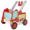 Labebe Wooden Baby Push Walker - Learning Toy for Toddlers 1-3 Year Old Boys and Girls, Fire Truck With Wheels view 1