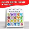 Feelings Flipbook for Kids by Professional Therapists - Learn to Identify 20 Different Emotions - Moods Coping Skills and Anger Control - For Children with ADHD, Autism (ASD), Special Needs, and more view 2