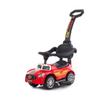 Chipolino Ride-on 2-in-1 Fire Truck, Push Bar, Comfortable Seat, Music Function, Colour: Red view 1