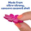 READY 2 LEARN Coconut Flowers - Set of 50 - 6 Shapes - 5 Colors - Natural, Hand Made Counters for Kids - Use for Crafts and Jewlry Making view 4
