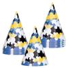 Batman Paper Party Hats (Pack of 8) - Multicolor Party Accessories, Perfect for Kids Birthdays & Themed Parties view 1