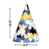 Batman Paper Party Hats (Pack of 8) - Multicolor Party Accessories, Perfect for Kids Birthdays & Themed Parties view 2