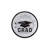 Fun Express Silver Congrats Grad Paper Dessert Plates - Disposable Dinner Dessert Paper Plates for Congrats Grad Party Decorations - Graduation Party Supplies - Holiday Gathering Tableware - 25 Pieces view 1