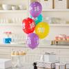 18th Birthday Sparkle 11"" Latex Balloon Assortment - Party Decor - 6 Pieces view 2