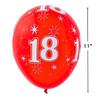 18th Birthday Sparkle 11"" Latex Balloon Assortment - Party Decor - 6 Pieces view 3
