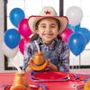Fun Express Bulk Kids' Cowboy Hats with Star  Fun Western Party Decor & Dress-Up Accessories  Kids Events Birthday Themed Celebrations Playtime & Group Activities  Assorted Colors  48 Pieces view 3