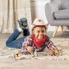 Fun Express Bulk Kids' Cowboy Hats with Star  Fun Western Party Decor & Dress-Up Accessories  Kids Events Birthday Themed Celebrations Playtime & Group Activities  Assorted Colors  48 Pieces view 4