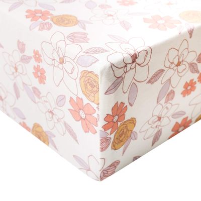 Ferra Copper Pearl Premium Knit Crib Sheets - Breathable and Soft, Fitted for Standard Mattresses, Perfect for Baby Registry or Shower Gift