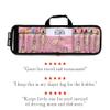 Urban Infant Kids Crayon Travel Case Carrier  Comes With Set of 10 Non-Toxic Crayons and Draw Booklet  Toddler Activity  Easy Wallet-Style Close and Clipping Handles - Llamas view 3