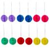 MINI Honeycomb Ball Assortment - Party Decor - 12 Pieces view 1