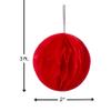MINI Honeycomb Ball Assortment - Party Decor - 12 Pieces view 2