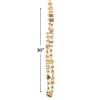 Fun Express Gold Team Bride Bead Necklaces Bulk Set of 24 - Bridal Shower Decorations & Bachelorette Party Accessories | Beaded Bridal Jewelry Party Favors for Women | Bride Squad Supplies view 2
