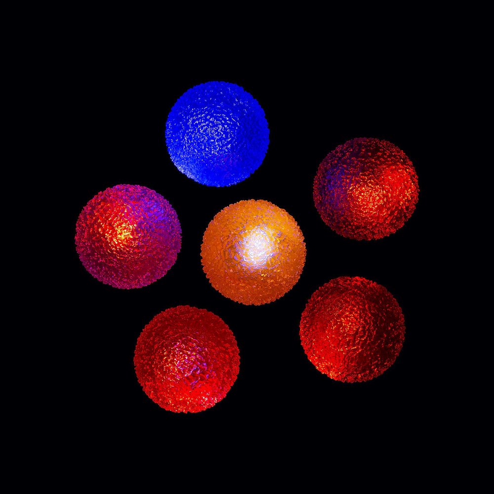 Fun Express Light-Up Textured Bouncy Balls - Toys - 12 Pieces