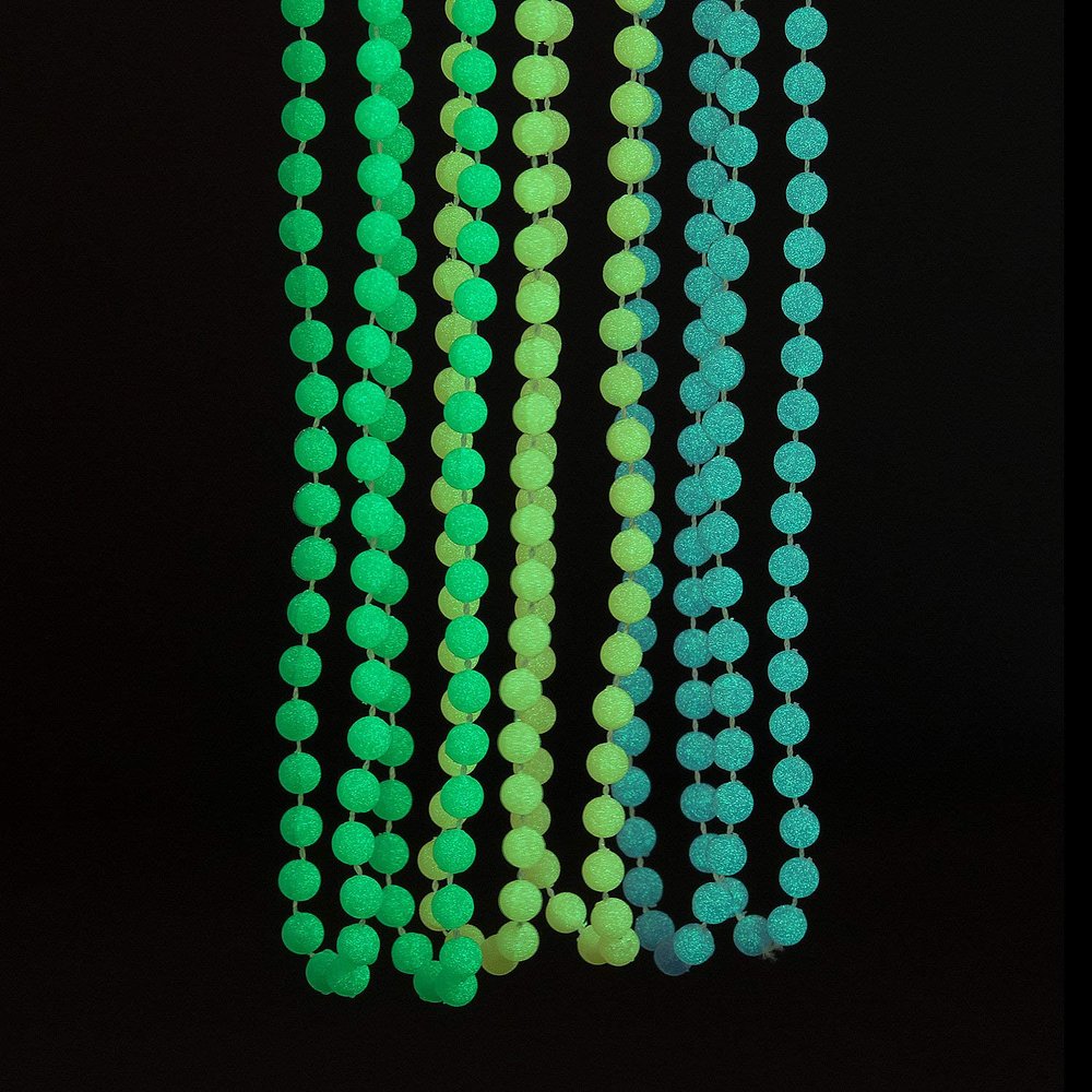 Fun Express GID MARDI GRAS BEADS - Jewelry - 48 Pieces