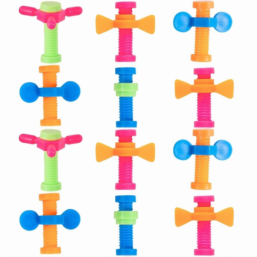 Fun Express Handyman Toy Exchange Packs - Durable Construction Tools for Kids - Educational & Interactive Playset to Inspire Little Builders - Enhances Creativity & Imagination - Multi-Color 12 Pieces
