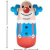 Inflatable Clown Punching Bag - 3 Feet Tall - Stand up Toy for Kids - Circus Party Games view 2