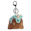 Aurora Enchanting Tasty Peach Mint Chocolate Nomwhal Clip-On Stuffed Animal - Bright & Colorful Design for Room Decor - Perfect for Adults, Kids, and Birthdays - Brown 4.5 Inches view 3