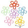 Fun Express Bright Colors Stretchy Rubber Fidget Flowers - Fun and Engaging Stress Relief Toys for Kids and Adults - Perfect for Fine Motor Skills Development - 12 Pieces view 2