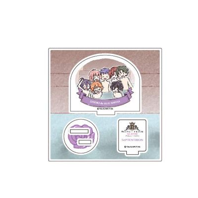 King of Prism All Stars Prism Show Best Ten 13 Scene Photography Ver. Bath [Graph Art] Acrylic Figure Plate