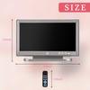 2 Pieces 1:12 Miniature TV Television with Remote Control Dollhouse Television Mini Furniture Model Dollhouse Decoration Accessories view 2