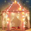 wilwolfer Princess Tent for Girls with Large Star Lights, Kids Play Tent Large Space Playhouse for Children Indoor Games, Gift Toy for Kids Girls & Boys view 2
