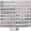 C&H Solutions Western Style,American Mahjong Tiles Only - The Classic (A Type), Set of 166 Pcs view 1