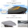 Manito Sun Shade Extender/Auxiliary Canopy for Car Seat (Black) view 2