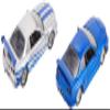 Fast & Furious Brian's Nissan Skyline GT-R R34 Silver & Nissan GT-R R34 Blue 1:32 Die - cast Car, Toys for Kids and Adults view 2