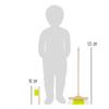 Small Foot 11767 Sweeping Set with Broom, Green, Made of Wood and Plastic, Robust Household Toy, for Ages 3+ Years view 3
