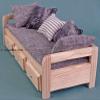 Sofa couch dolls house wooden Furniture 1:6 scale 12 inch dolls for Barbie Blythe living room Accessories Role-playing game collectible miniature view 4