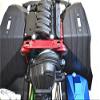 Axial SCX10 III AXI03007 Upgrade Parts Aluminum Front Chassis Brace - 1Pc Set Blue view 2