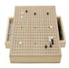 Hebsacker Verlag Wooden Go Board Box Set with Drawers and Wooden Stones (19 x 19 Go Set) view 1