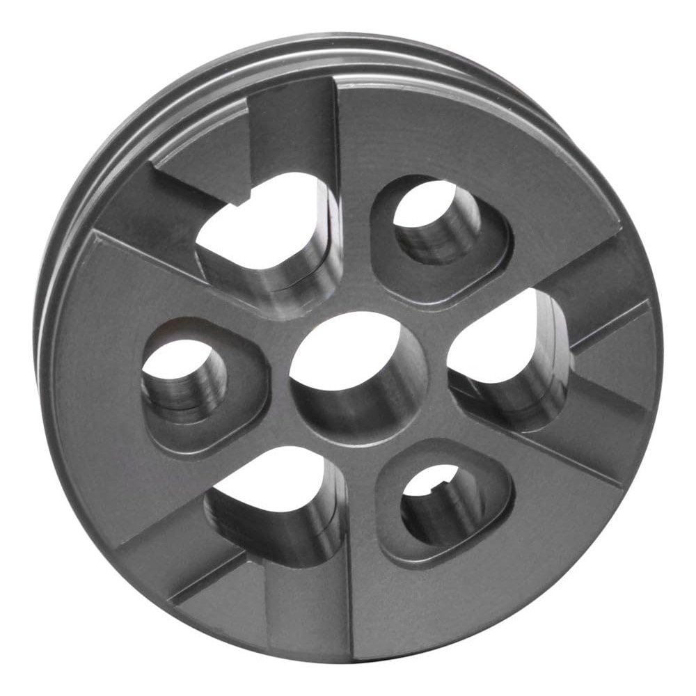 QA1 9057-279 Shock Piston - Linear/Digressive - Monotube Style - O-Ring Included - Aluminum - Gray Anodized - Each