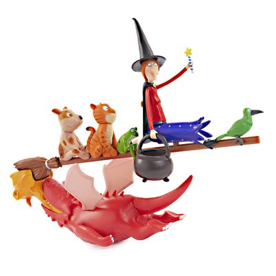 The Room On The Broom Story Time Set | Collectable Articulated Character Action Figures | Official Toys and Gifts from The Julia Donaldson Books, TV and Animation Movie Series