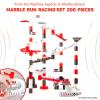 Marble Genius Marble Run Racing Set: 200-Piece Marble Run Racing Set Toys for Kids, Marbles Maze Tower Building Blocks, Marbles Race Track Rolling Game, Educational Learning STEM Toy Gift view 2