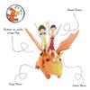 Zog and The Flying Doctors Story Time Set | Collectable Articulated Character Action Figures | Official Toys and Gifts from The Julia Donaldson Books, TV and Animation Movie Series view 2