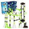 Marble Genius Marble Run Space Elevator Set - 150 Pieces, Ages 4+ - Glow-in-The-Dark Marble Track with Electric Elevator, Lights & Space Sounds - Race Track Kit view 1