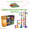 Marble Genius Marble Run Track - 200-Piece, Multicolor, Space Theme - Glow-in-The-Dark Marble Set & STEM Building Toy & Race Track for Ages 4+ view 2
