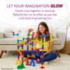 Marble Genius Marble Run Track - 200-Piece, Multicolor, Space Theme - Glow-in-The-Dark Marble Set & STEM Building Toy & Race Track for Ages 4+ view 4