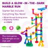 Marble Genius Marble Run Glow Starter Set - 115 Pieces, Multicolor, Ages 4+ - Race Track & STEM Building Set with Light-Up Bricks for Kids 4-8 view 3