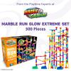Marble Genius Marble Run Race Track - 300-Piece Multicolor Glow Extreme Set - STEM Building Toy & Marble Race Set for Kids Ages 4+ view 2