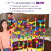 Marble Genius Marble Run Race Track - 300-Piece Multicolor Glow Extreme Set - STEM Building Toy & Marble Race Set for Kids Ages 4+ view 4