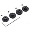4pcs 48P Pinion Gear 3.175mm Set Hardened 28T 29T 30T 31T 48DP Pitch Gears RC Upgrade Part with Screwdriver view 1