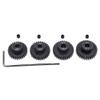 4pcs 48P Pinion Gear 3.175mm Set Hardened 28T 29T 30T 31T 48DP Pitch Gears RC Upgrade Part with Screwdriver view 2