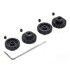 4pcs 48P Pinion Gear 3.175mm Set Hardened 28T 29T 30T 31T 48DP Pitch Gears RC Upgrade Part with Screwdriver view 3