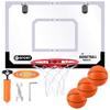 Large Indoor Mini Basketball Hoop Set for Kids and Adult 24 X 16 Inch Board Family Games for Home and Office Door & Wall with 3 Balls and Complete Accessories, Basketball Toy Gift for Boys Girls Teens view 1