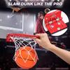 Large Indoor Mini Basketball Hoop Set for Kids and Adult 24 X 16 Inch Board Family Games for Home and Office Door & Wall with 3 Balls and Complete Accessories, Basketball Toy Gift for Boys Girls Teens view 3